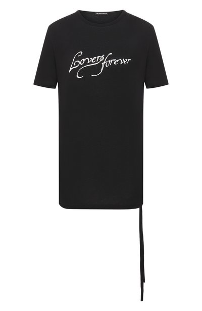 Женская хлопковая футболка ANN DEMEULEMEESTER, арт. B0014217/FA206