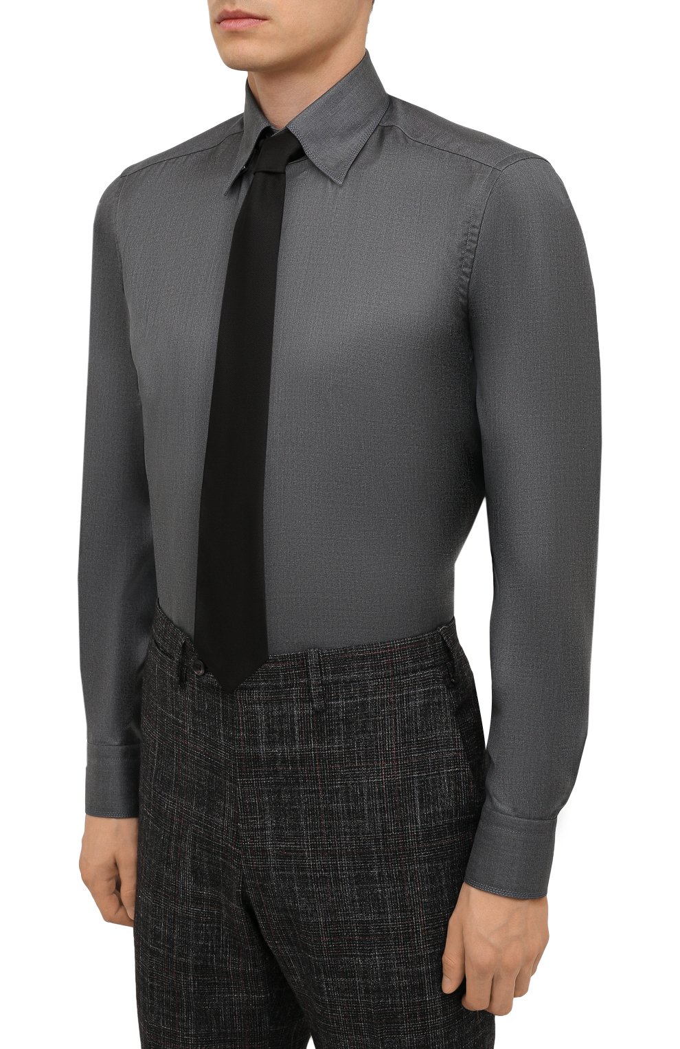 Рубашка из кашемира и шелка ZILLI, арт. MFW-87060-3/ZS2, фото 4