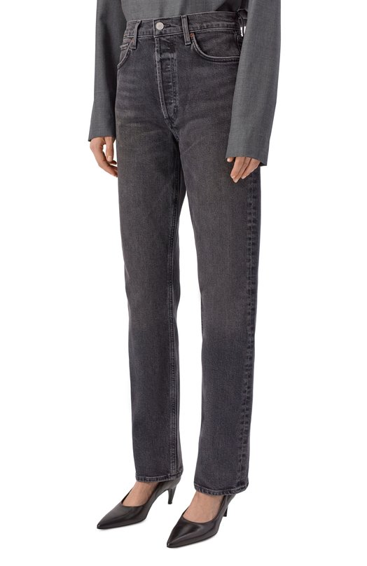 Джинсы 90’s Pinch Waist Long Agolde A2661825 Чёрный  A2661825 Фото 3