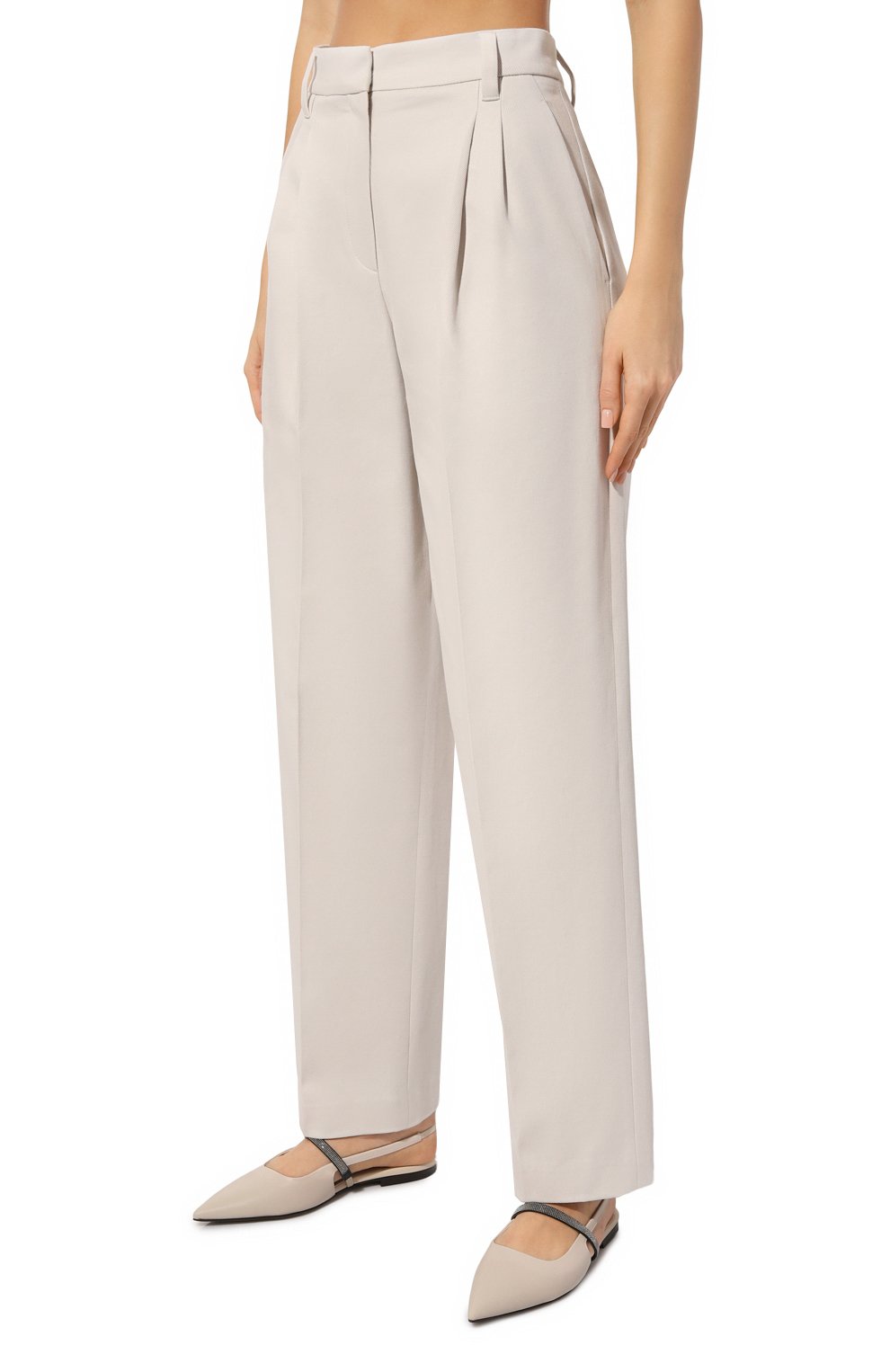 Хлопковые брюки BRUNELLO CUCINELLI, арт. MA126P8759, фото 3