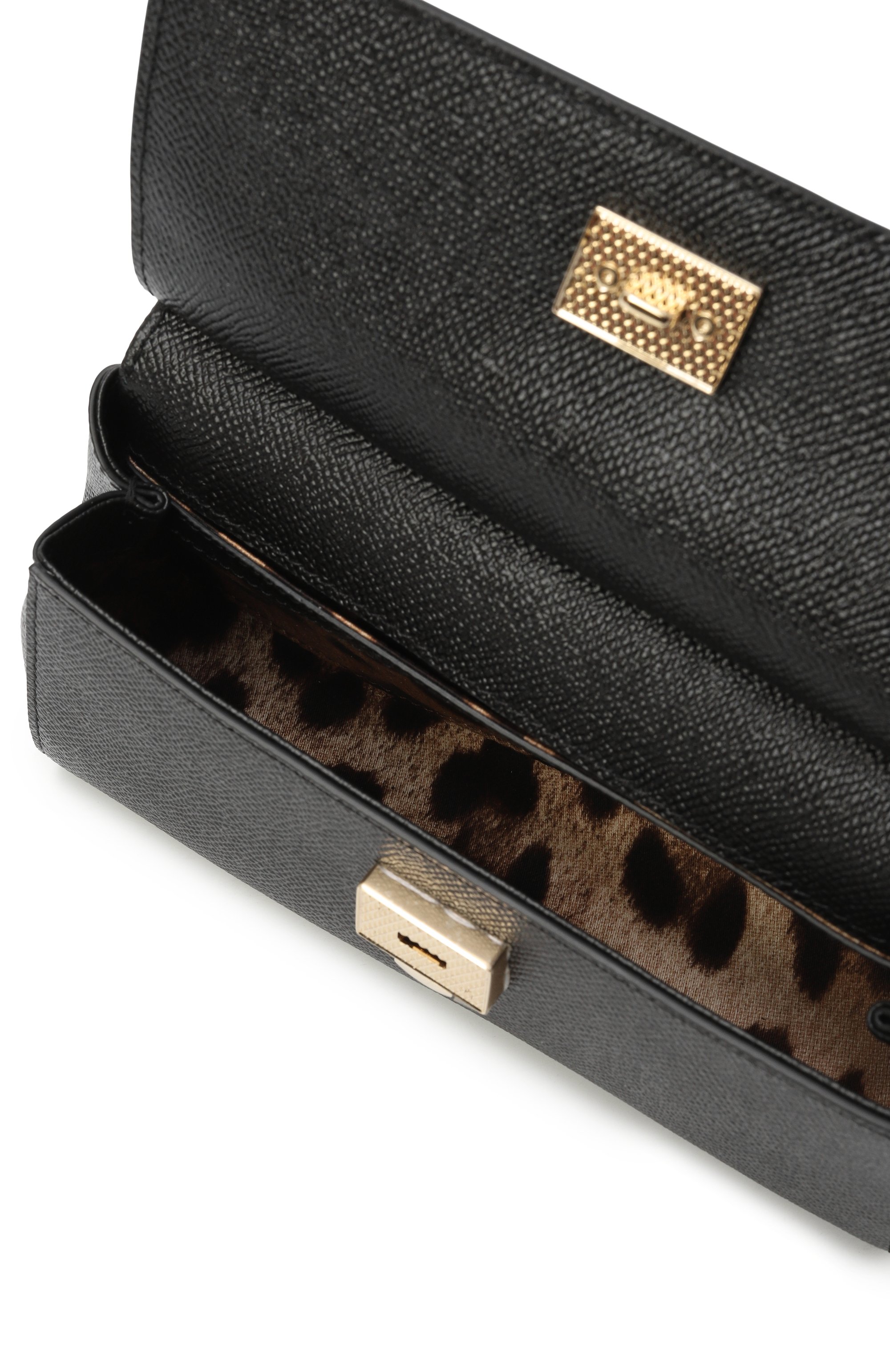 Сумка my sicily small DOLCE & GABBANA черного цвета по цене 143000 руб., арт. BB7116/B1001, фото 5 Сумка my sicily small DOLCE & GABBANA, арт. BB7116/B1001, фото 5