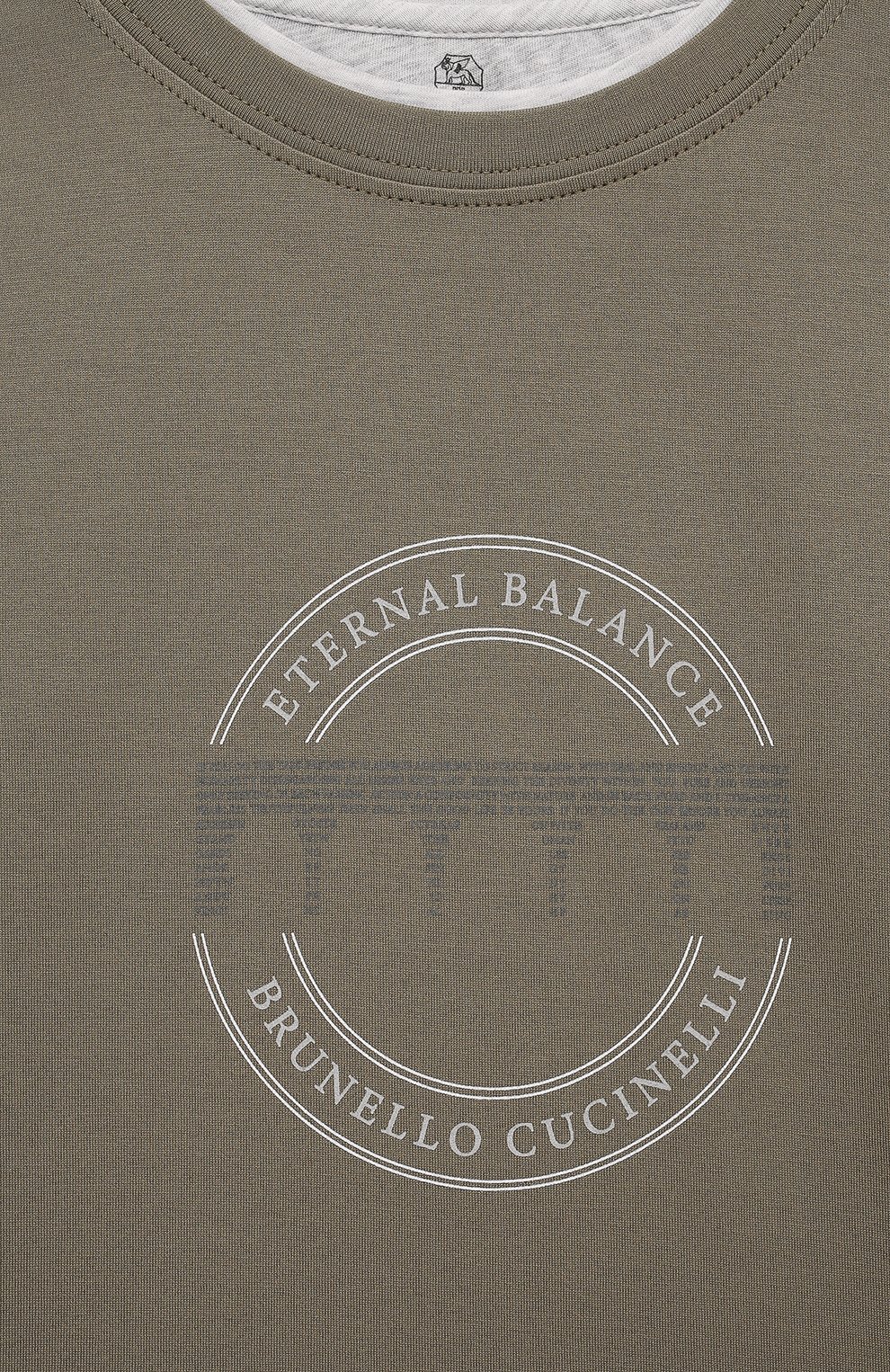 Хлопковый лонгслив BRUNELLO CUCINELLI, арт. B0B13T176A, фото 3