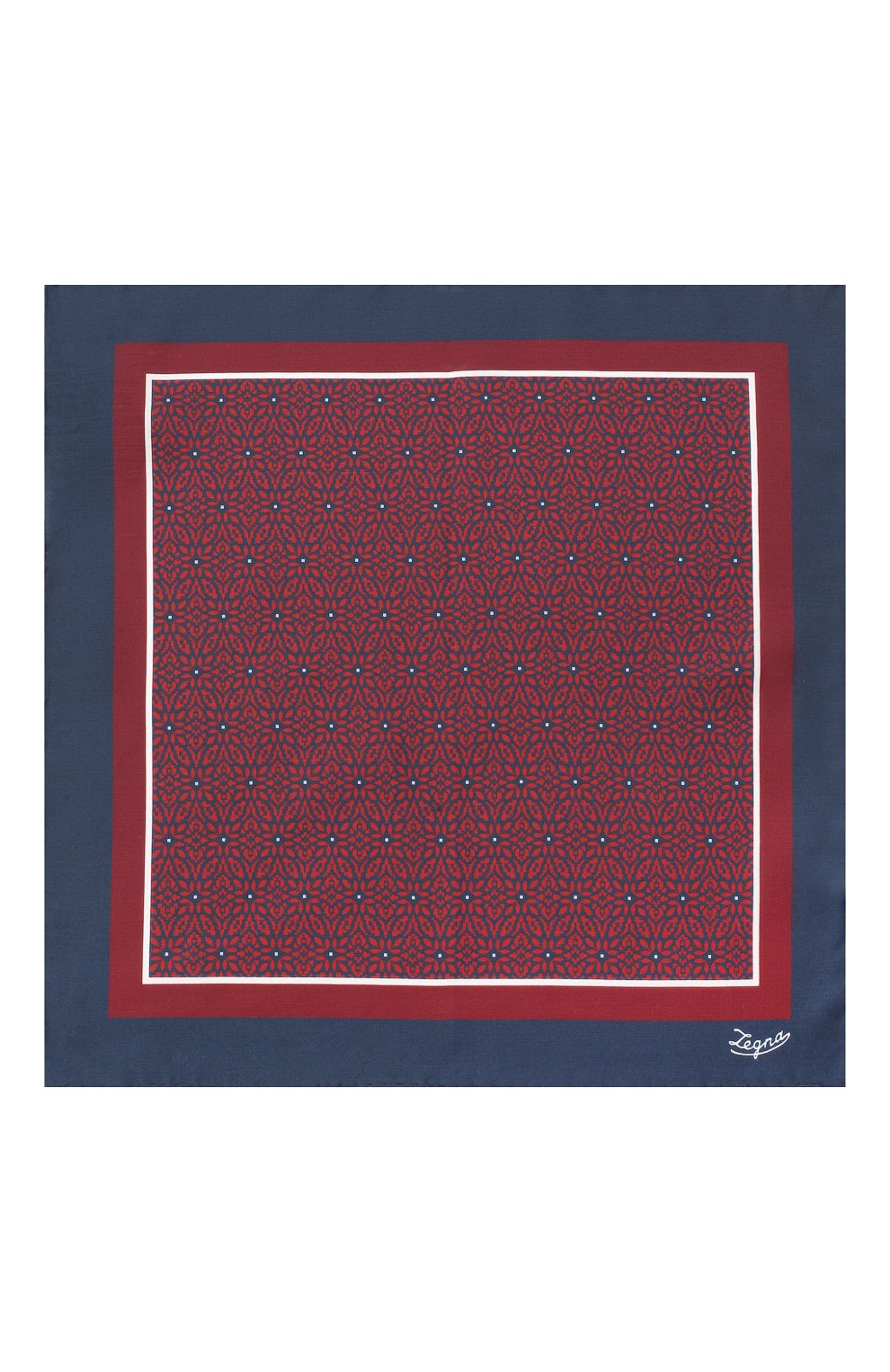 Платок из хлопка и шелка ZEGNA, арт. Z8J16/38B, фото 3