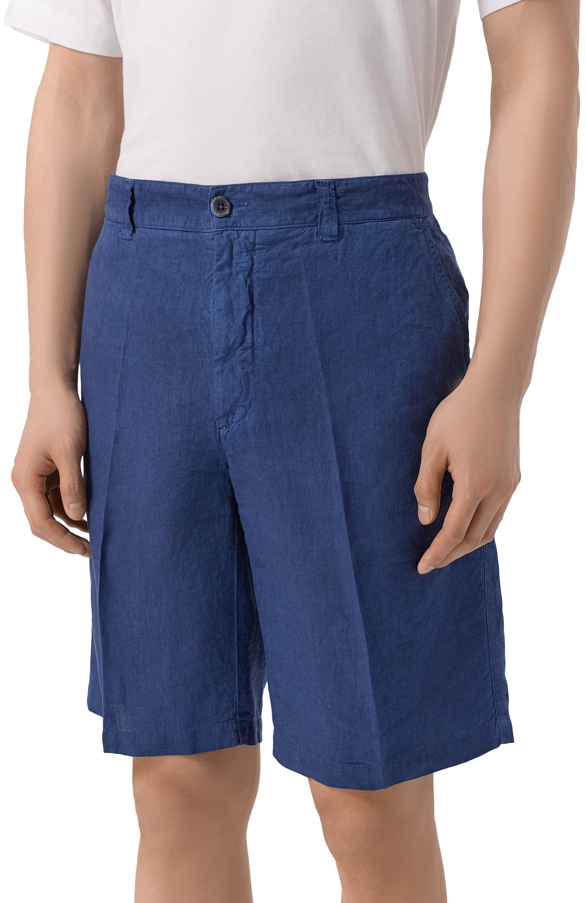 Льняные шорты 120% LINO, арт. 33ALIM2137/0253/S00, фото 3