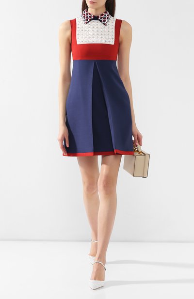 Платье из смеси шерсти и шелка VALENTINO, арт. RB3VAKF11CF, фото 2