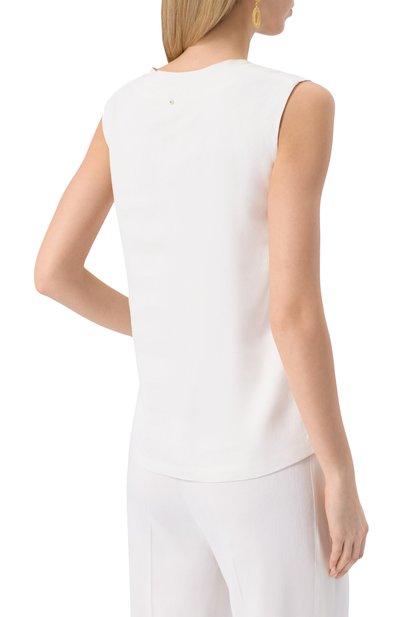 Топ изо льна и вискозы LORENA ANTONIAZZI, арт. E2534TS61A/3347, фото 4