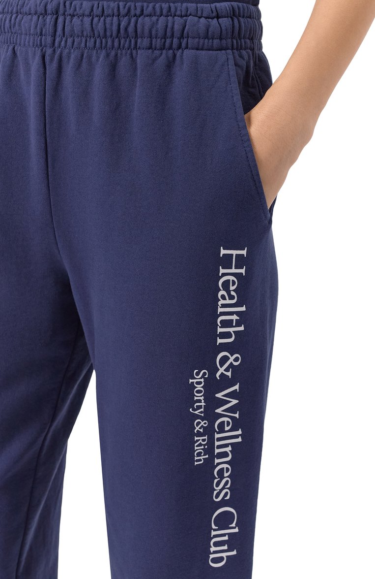 Хлопковые джоггеры SPORTY AND RICH, арт. PA036612241BL106, фото 5