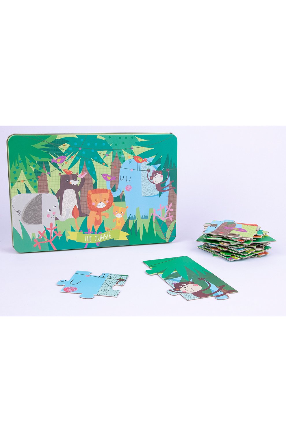 Пазл джунгли в металлической коробке APLI KIDS, арт. 16492, фото 2