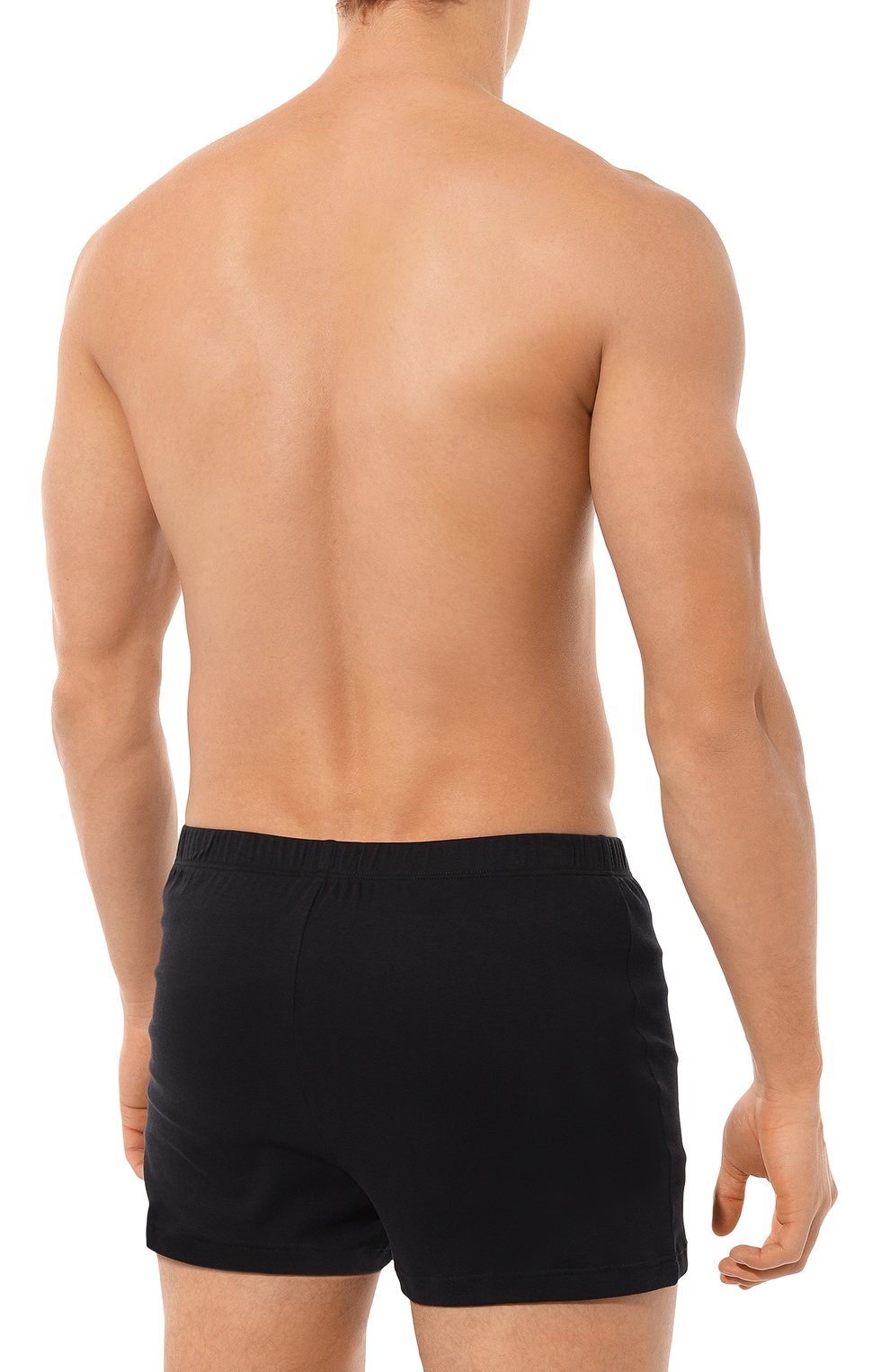 Хлопковые боксеры HANRO черного цвета по цене 21940 руб., арт. 073172., фото 3 Хлопковые боксеры HANRO, арт. 073172., фото 3