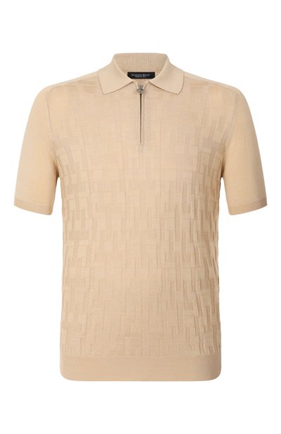 Мужская поло из шелка и хлопка STEFANO RICCI, арт. K818098P31/F25279