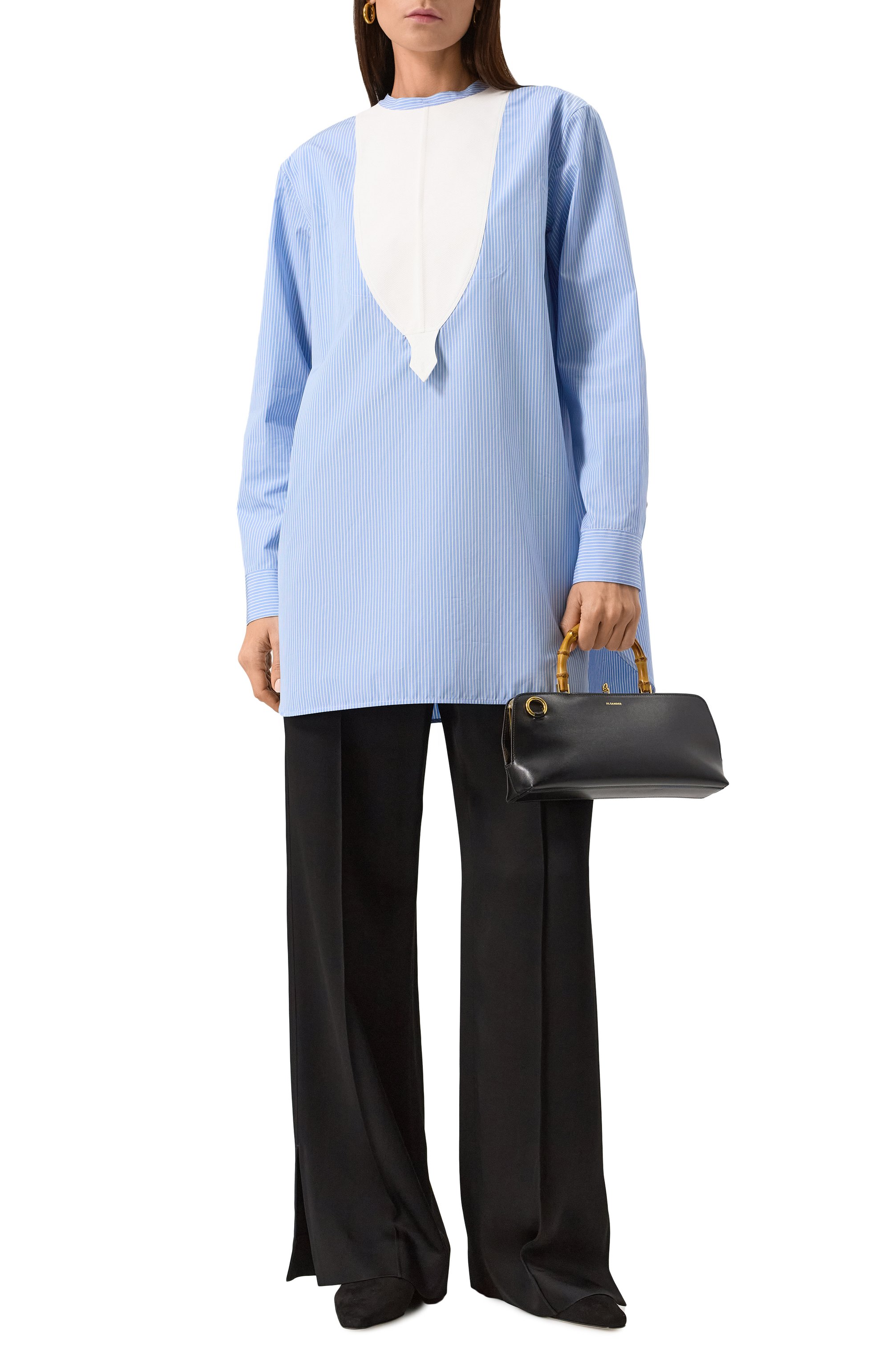 Хлопковая рубашка JIL SANDER, арт. J05DL0106/JTN237, фото 2