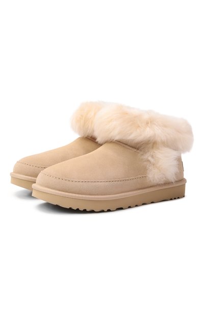 Женские замшевые полусапоги classic ultra mini UGG, арт. 1173832
