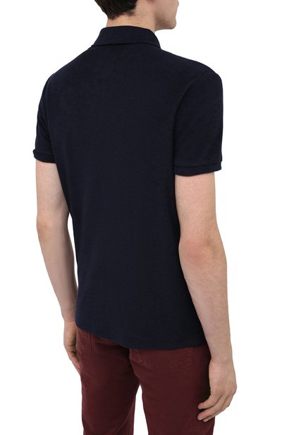 Хлопковое поло BLUEMINT темно-синего цвета по цене 12950 руб., арт. YAM, фото 4 Хлопковое поло BLUEMINT, арт. YAM, фото 4