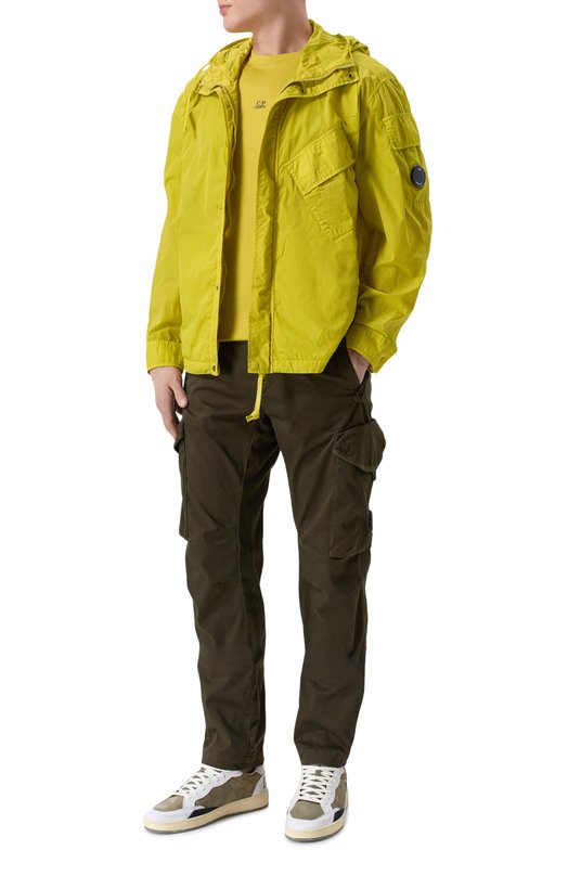 Хлопковая футболка C.P. Company 20CMTS114A/006374G Жёлтый  20CMTS114A/006374G Фото 2