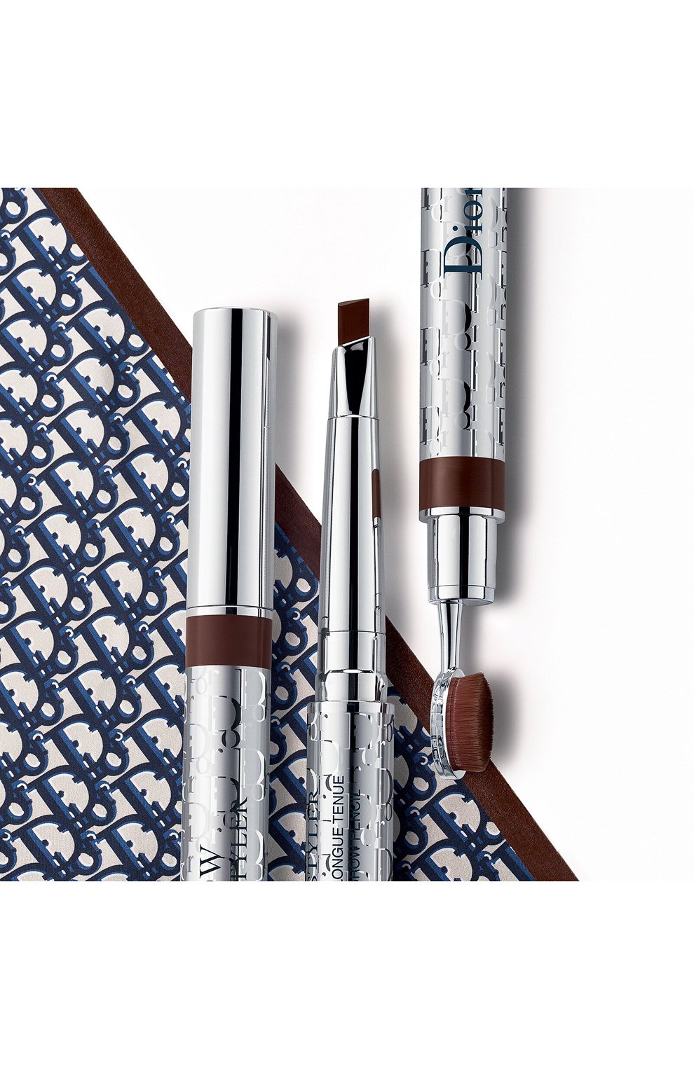 Карандаш для бровей с кистью кабуки diorshow kabuki brow styler, оттенок 03 каштановый (0.29g) DIOR, арт. C021300003, фото 2