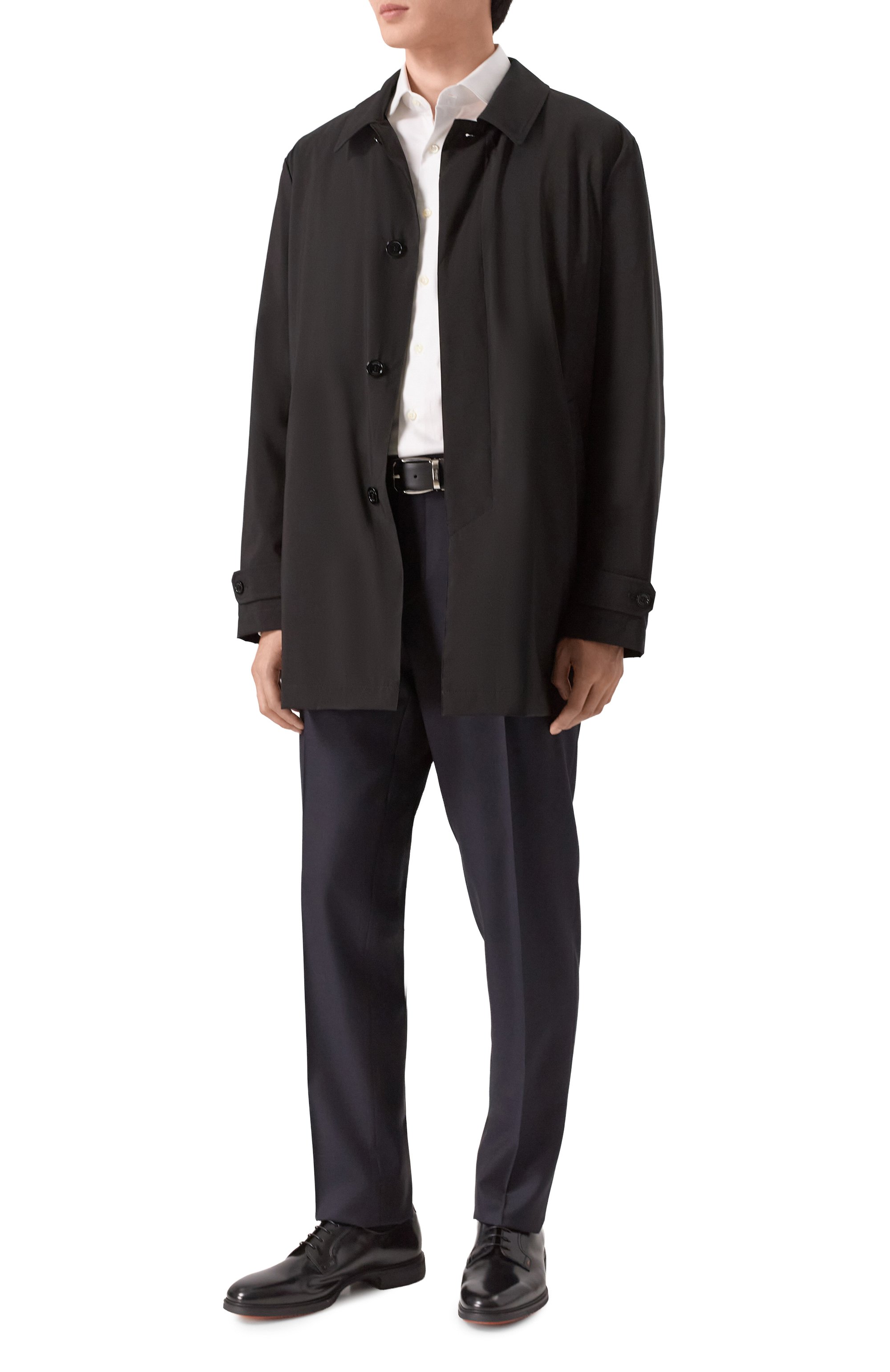 Кожаные дерби easy SANTONI, арт. MGEG19291NEAXNTG, фото 2