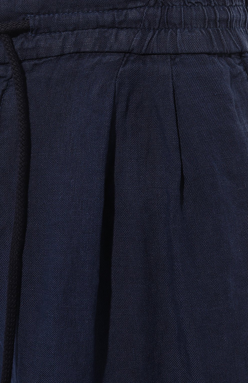 Льняные шорты BRUNELLO CUCINELLI темно-синего цвета по цене 95700 руб., арт. M243DU0020, фото 5 Льняные шорты BRUNELLO CUCINELLI, арт. M243DU0020, фото 5