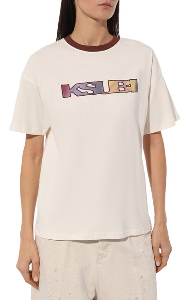 Хлопковая футболка KSUBI, арт. WFA23TE015, фото 3