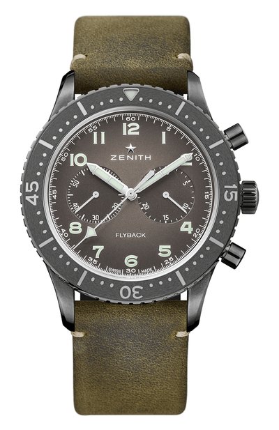 Мужские часы pilot cronometro tipo cp-2 flyback ZENITH, арт. 11.2240.405/21.C