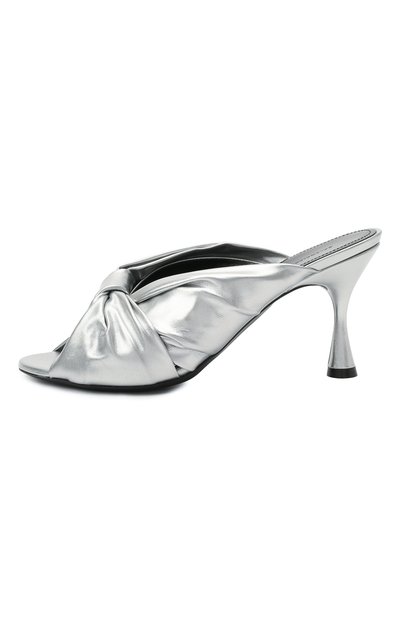 Кожаные мюли drapy BALENCIAGA, арт. 617574/WBAW0, фото 3