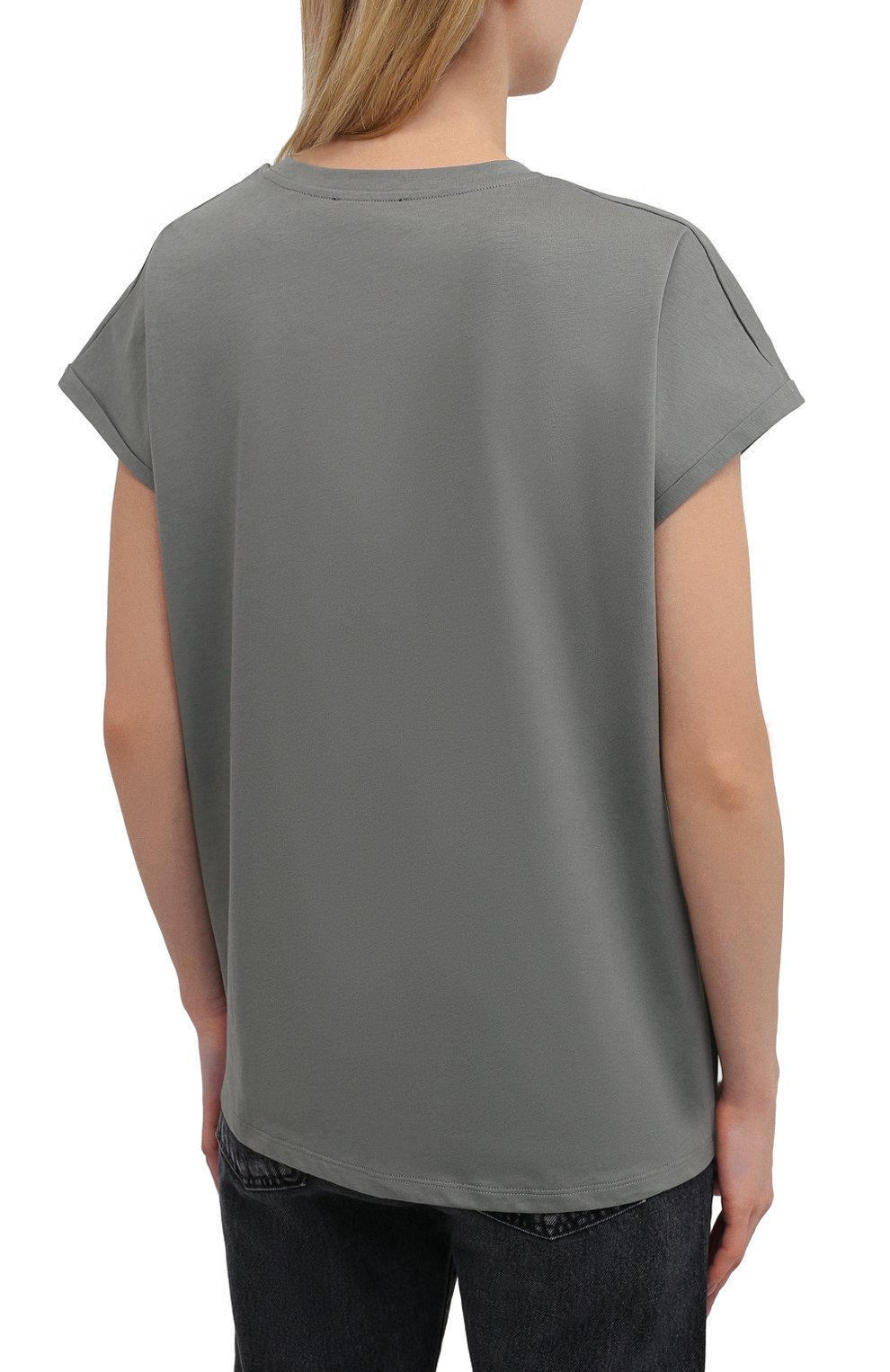 Хлопковая футболка BALMAIN, арт. VF0EF010/B013, фото 4