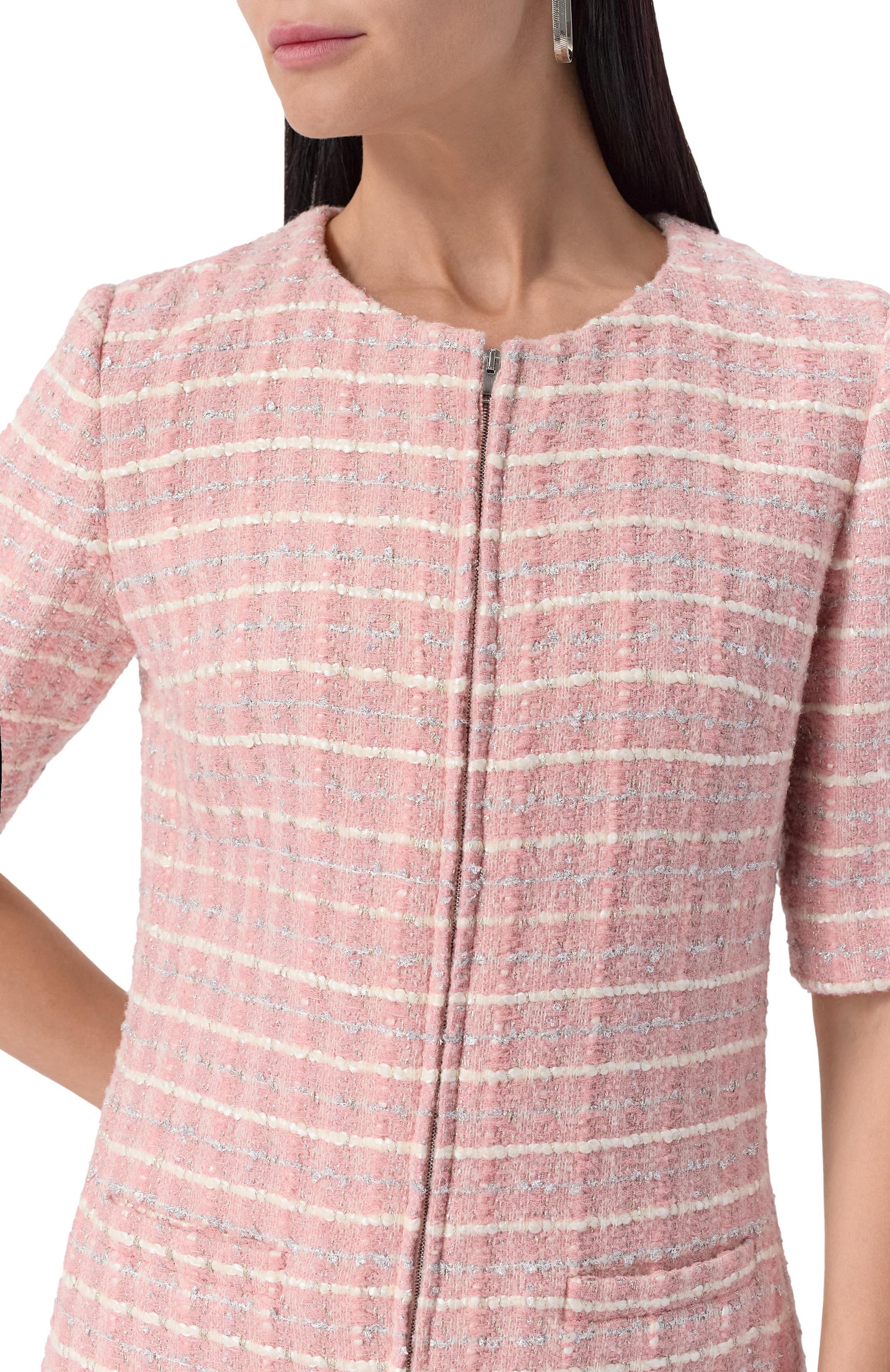 Твидовое платье MVST светло-розового цвета по цене 259500 руб., арт. H171/3056, фото 5 Твидовое платье MVST, арт. H171/3056, фото 5