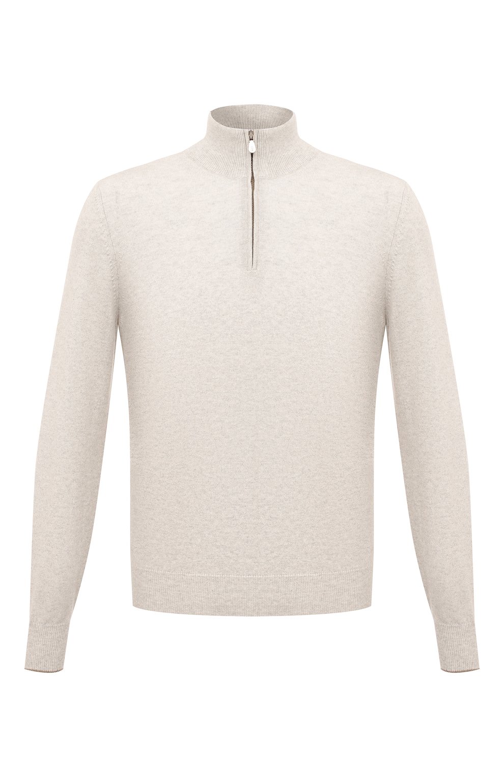 Кашемировый джемпер BRUNELLO CUCINELLI светло-серого цвета по цене 175000 руб., арт. M2200124, фото 1 Кашемировый джемпер BRUNELLO CUCINELLI, арт. M2200124, фото 1