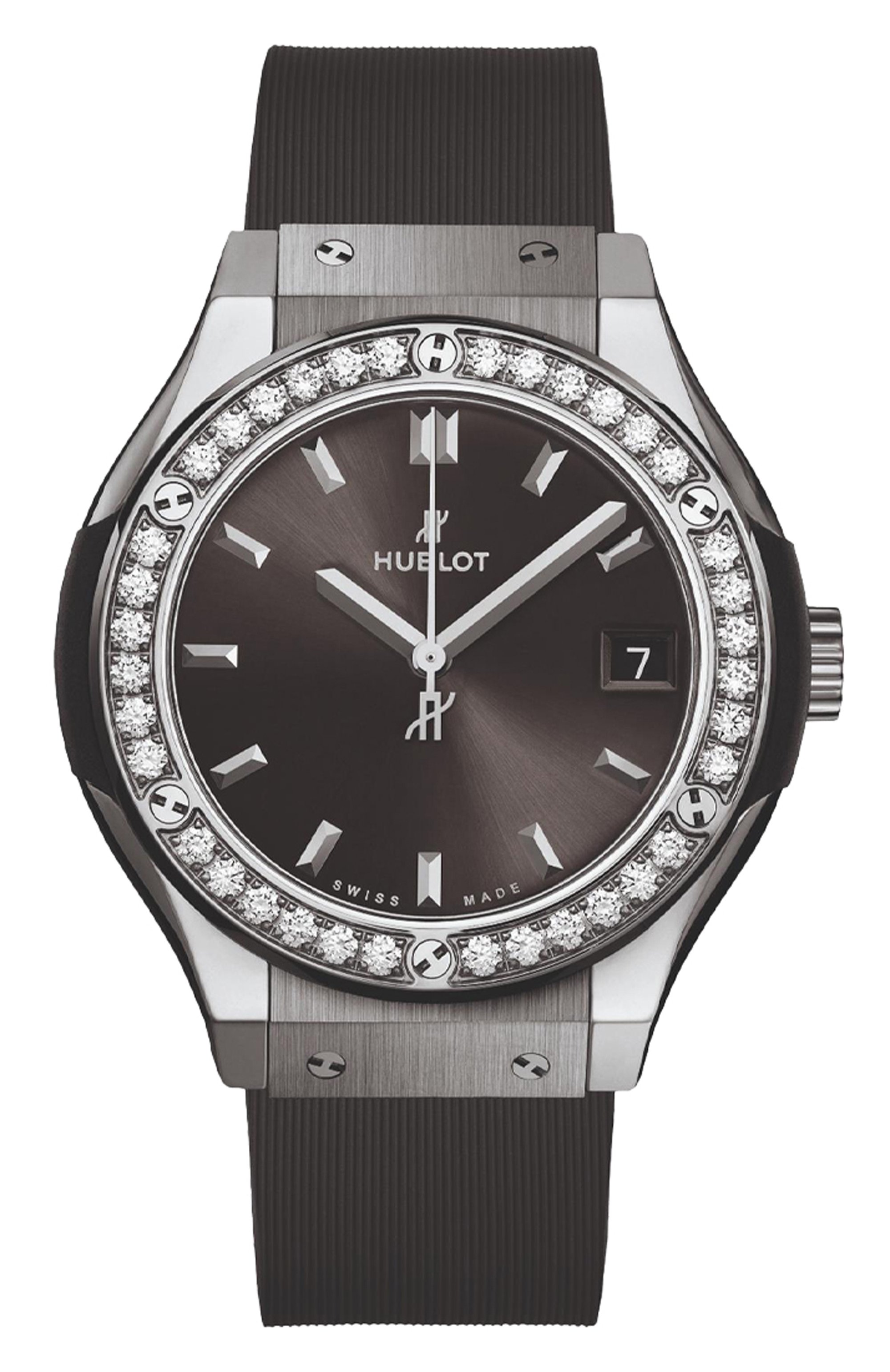 Часы titanium racing grey diamonds HUBLOT, арт. 581.NX.7071.RX.1104, фото 1