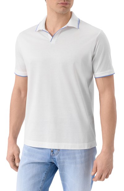 Хлопковое поло PAUL&SHARK, арт. 25411272, фото 3