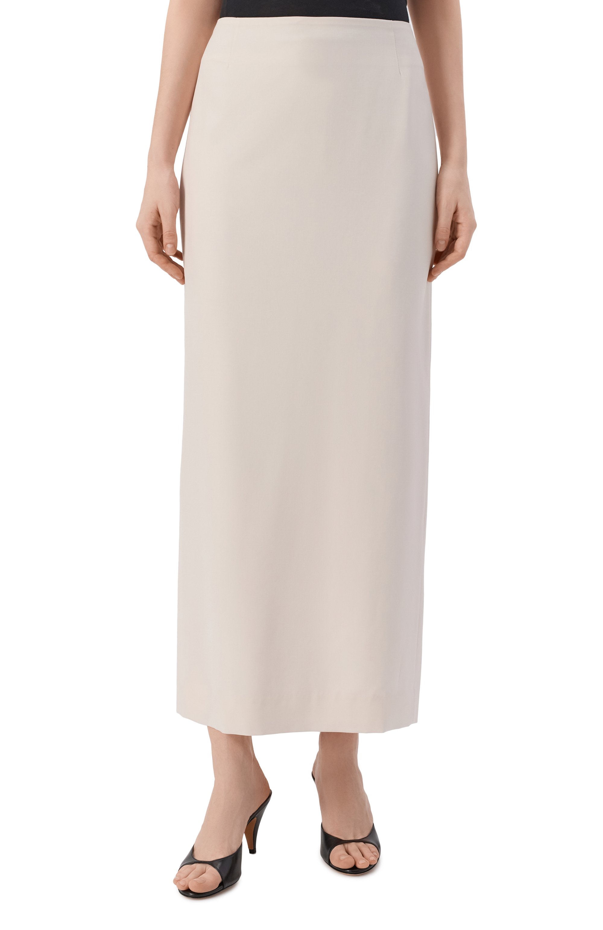 Шерстяная юбка TOTEME белого цвета по цене 67650 руб., арт. 254-WRB0262-FB0384, фото 3 Шерстяная юбка TOTEME, арт. 254-WRB0262-FB0384, фото 3