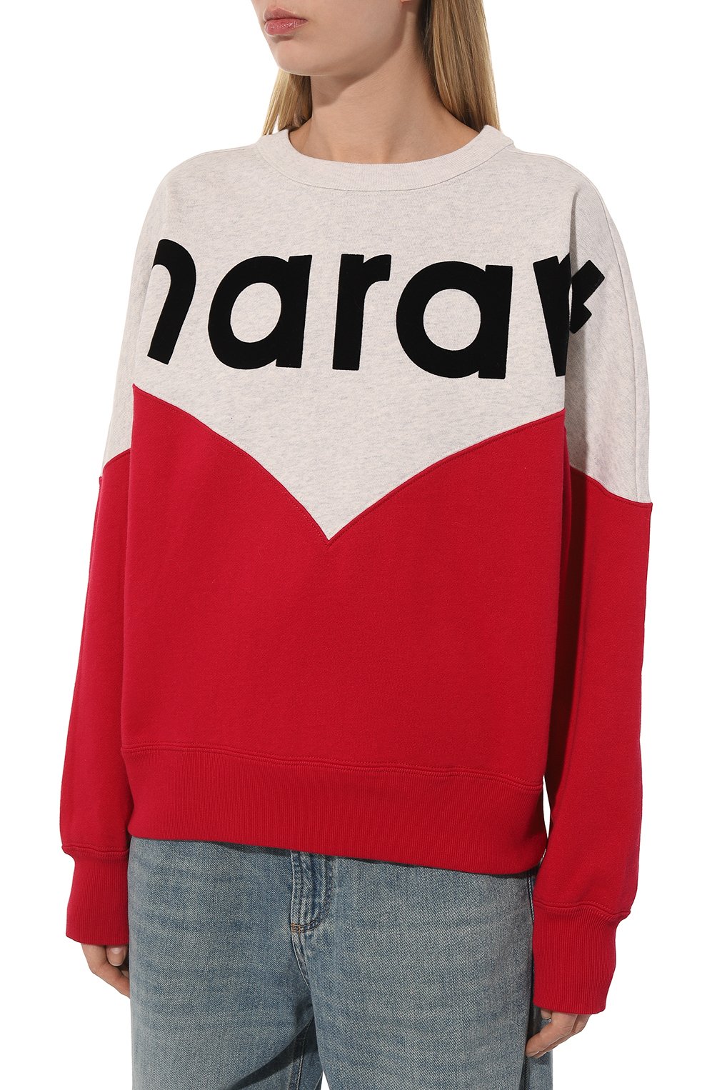 Хлопковый свитшот ISABEL MARANT ETOILE, арт. 23PSW0006FA-A1M08E, фото 3