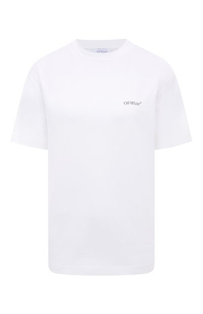 Женская хлопковая футболка OFF-WHITE, арт. 0WAA089S24JER001