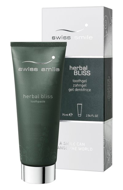 Витаминно-травяная зубная паста herbal bliss SWISS SMILE бесцветного цвета по цене 4930 руб., арт. 7640131976039, фото 1 Витаминно-травяная зубная паста herbal bliss SWISS SMILE, арт. 7640131976039, фото 1