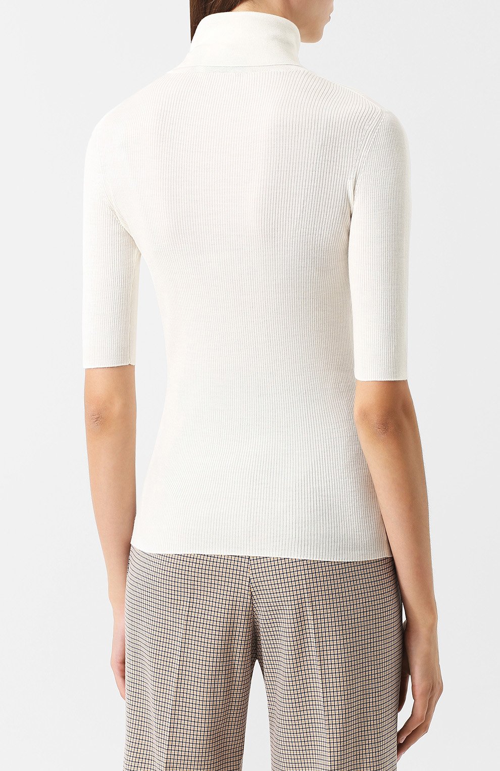 Облегающая водолазка с укороченным рукавом THEORY, арт. F0711724, фото 4