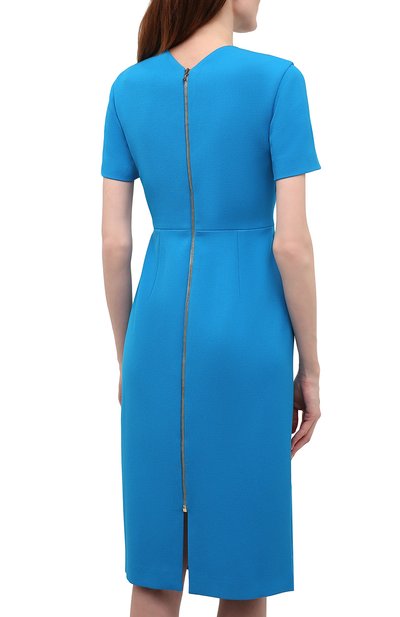 Комплект из платья и маски ROLAND MOURET синего цвета по цене 117000 руб., арт. SS21/S2271/F2196, фото 4 Комплект из платья и маски ROLAND MOURET, арт. SS21/S2271/F2196, фото 4