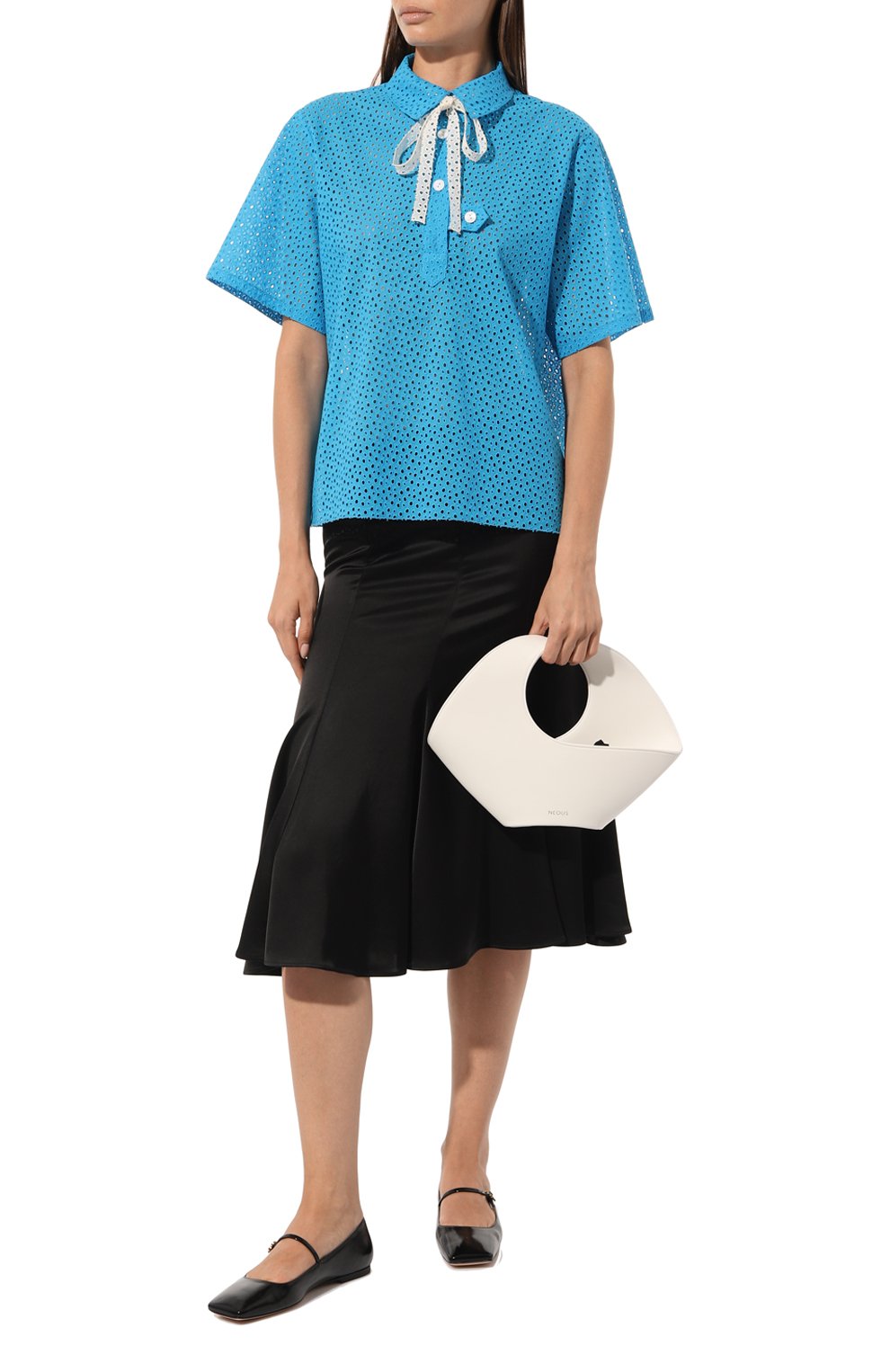 Хлопковая блузка VIKA GAZINSKAYA, арт. S23-12203-400, фото 2