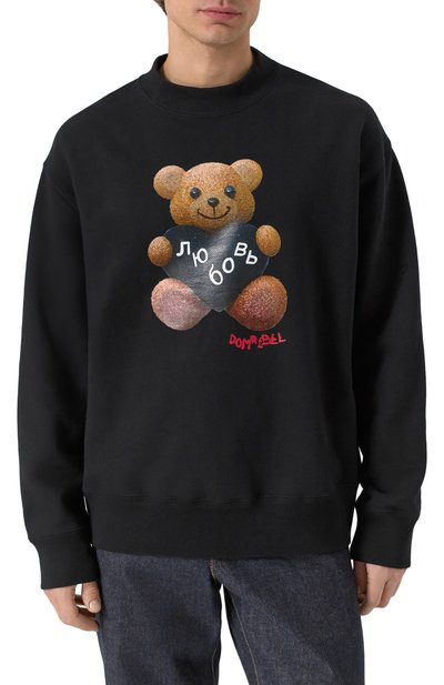 Хлопковый свитшот DOMREBEL, арт. M L0VEBEAR/SWEATHSHIRT, фото 3