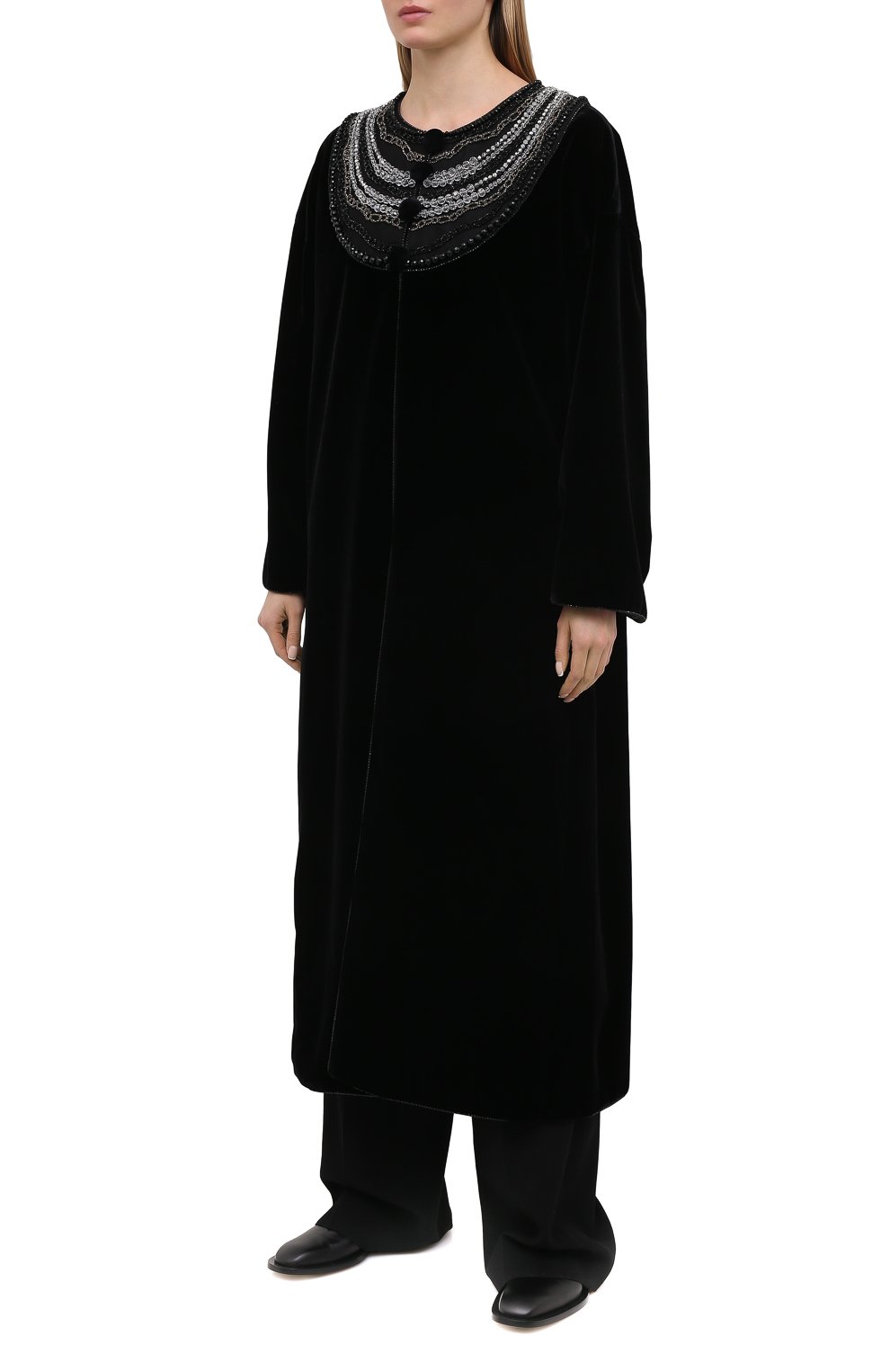 Бархатное пальто GIORGIO ARMANI, арт. 0WH0L06B/T028Q, фото 3