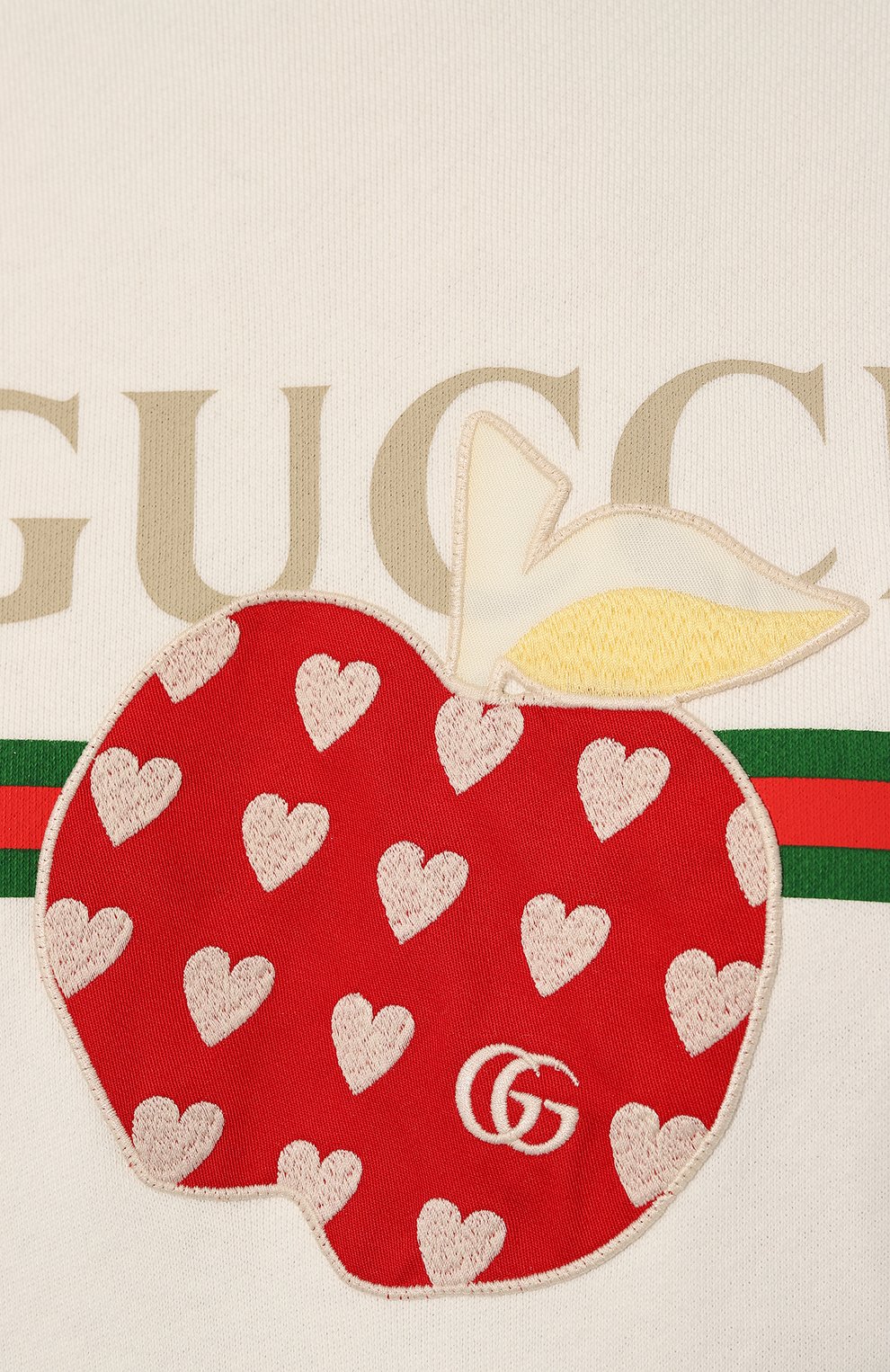 Хлопковый свитшот GUCCI белого цвета по цене 128160 руб., арт. 617964 XJDOJ, фото 5 Хлопковый свитшот GUCCI, арт. 617964 XJDOJ, фото 5
