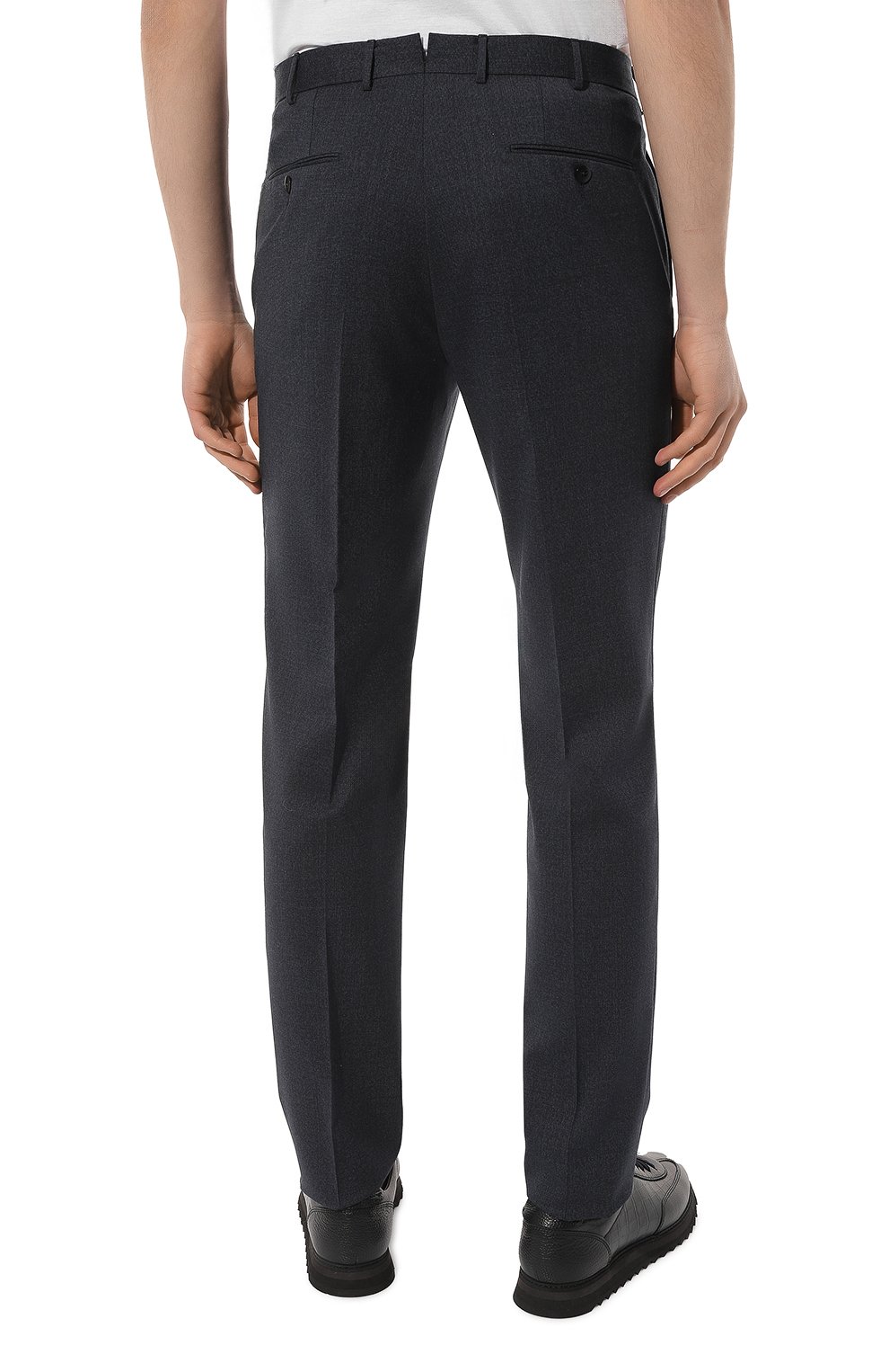 Шерстяные брюки ZEGNA, арт. 644F01A6/75TB12, фото 4
