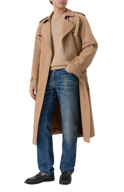 Кожаные пенни-лоферы SAINT LAURENT, арт. 775867/AA00K, фото 2