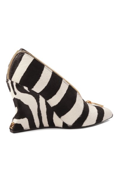 Кожаные туфли zip BALMAIN, арт. FN0UA175/LZBA, фото 5