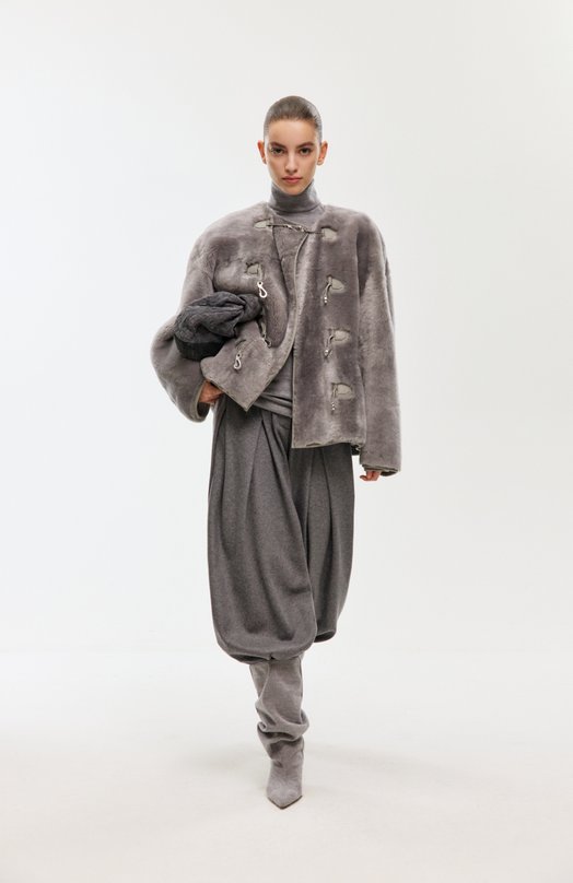 Дубленка из овчины TOTEME 254-WR00150-LE0165 Серый  254-WR00150-LE0165 Фото 6
