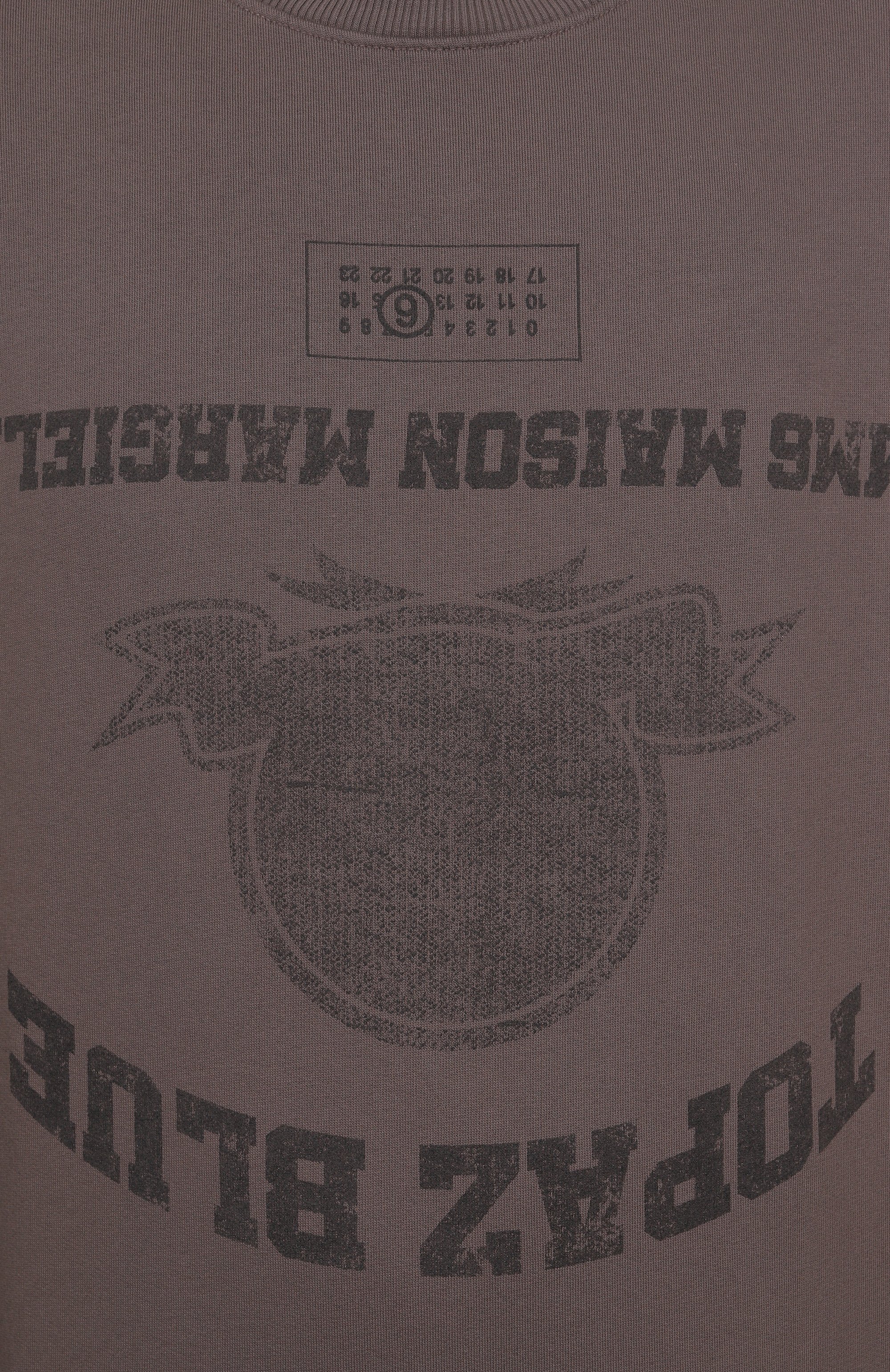 Хлопковый свитшот MM6, арт. SH0GU0023/M25012, фото 6