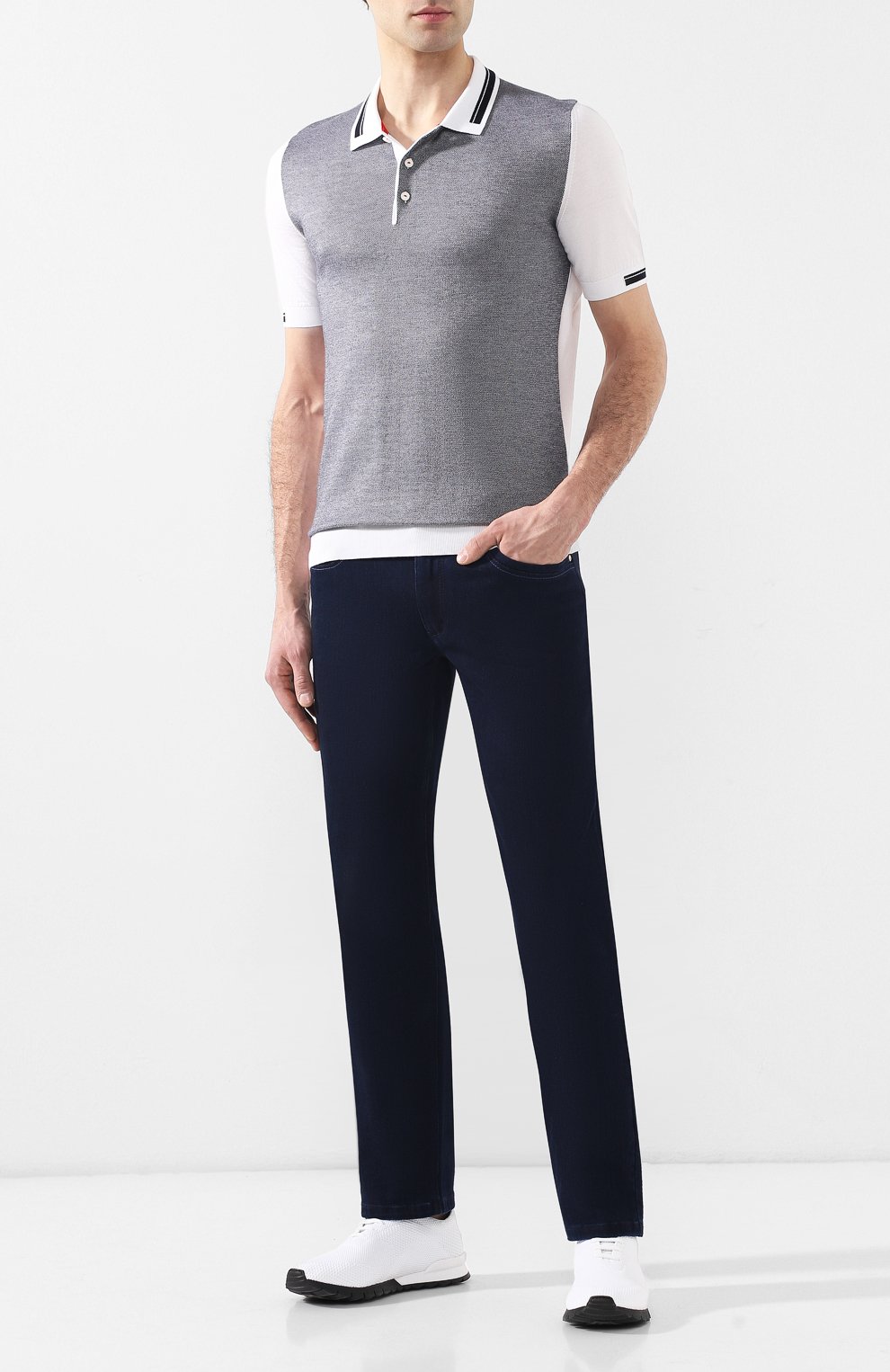 Джинсы прямого кроя ZILLI, арт. MCR-00202-JABI2/S001, фото 2