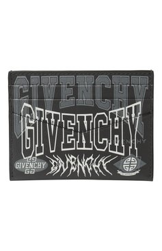 Мужской кожаный футляр для кредитных карт GIVENCHY темно-серого цвета, арт. BK6099K1P1 | Фото 1 (Материал: Натуральная кожа; Материал сплава: Проставлено; Нос: Не проставлено)