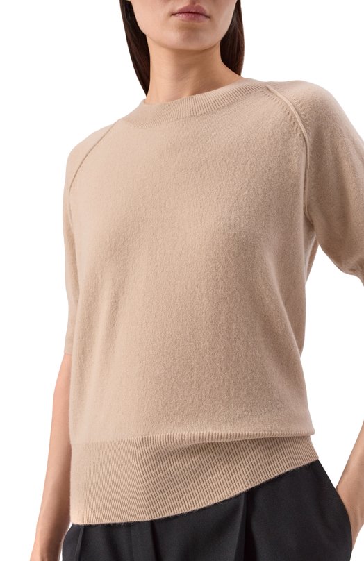 Кашемировый пуловер BOSS 50550873 Бежевый  50550873 Фото 5