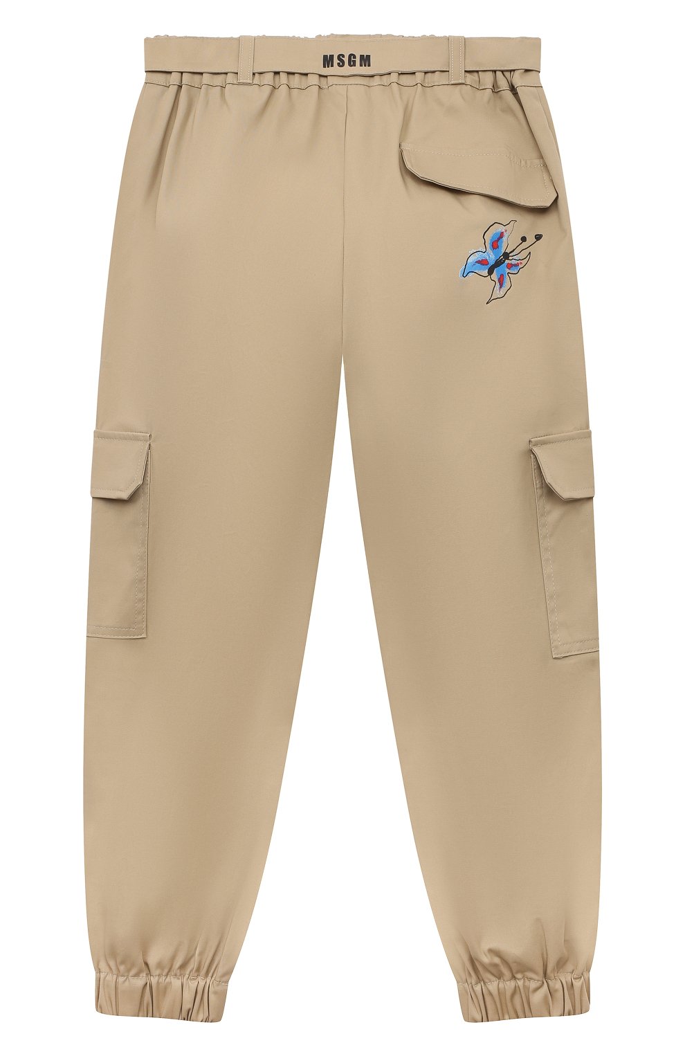 Хлопковые джоггеры MSGM KIDS, арт. MS029406, фото 2