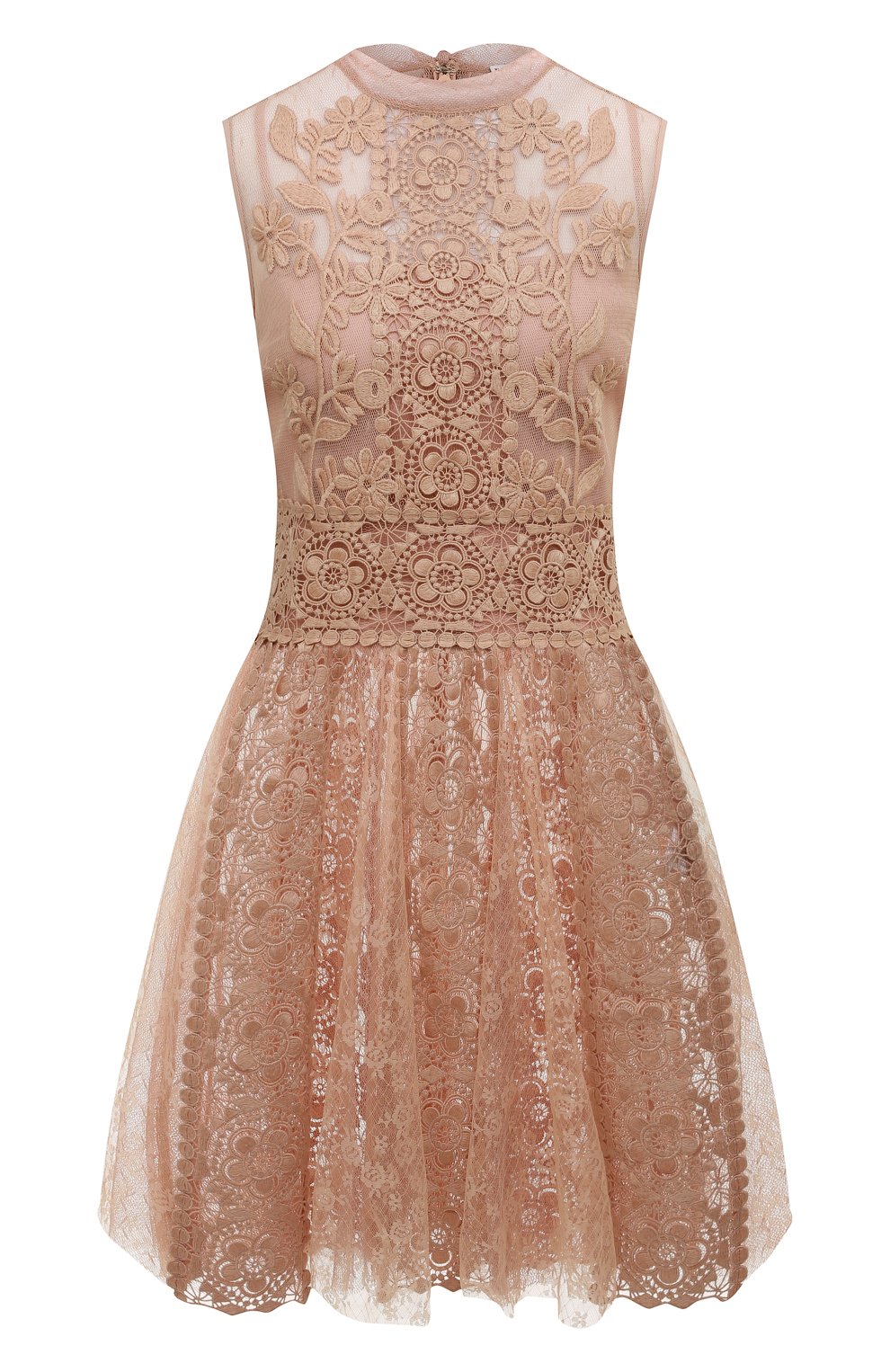 Мини-платье REDVALENTINO розового цвета по цене 97550 руб., арт. TR3VA11B/4TB, фото 1 Мини-платье REDVALENTINO, арт. TR3VA11B/4TB, фото 1
