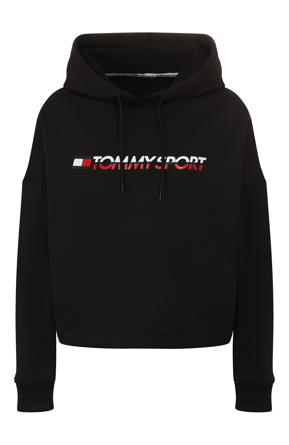 Женский худи TOMMY SPORT черного цвета, арт. S10S100360 | Фото 1 (Рукава от горловины: Длинные; Рукава: Длинные; Материал внешний: Синтетический материал, Полиэстер; Длина (для топов): Стандартные; Региональные ограничения белый список (Axapta Mercury): RU; Материал сплава: Проставлено, Проверено; Женское Кросс-КТ: Худи-одежда; Статус проверки: Проверено, Проверена категория; Драгоценные камни: Проставлено; Стили: Кэжуэл)